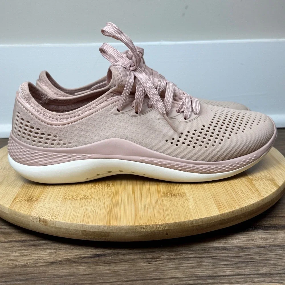Crocs LiteRide 360 Pacesetter Women's 10 Pink Breathable Sneakers Athleisure